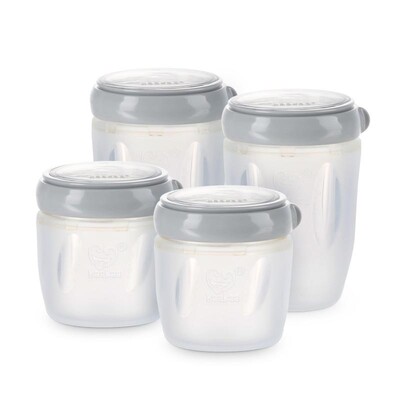 Generation 3 Silicone Storage Container Set -160/250ml (4 pack)